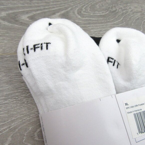 Nike Everyday Plus Ankle Socks 6 Pack Mens Size XL 12-15 White NEW - Picture 8 of 11